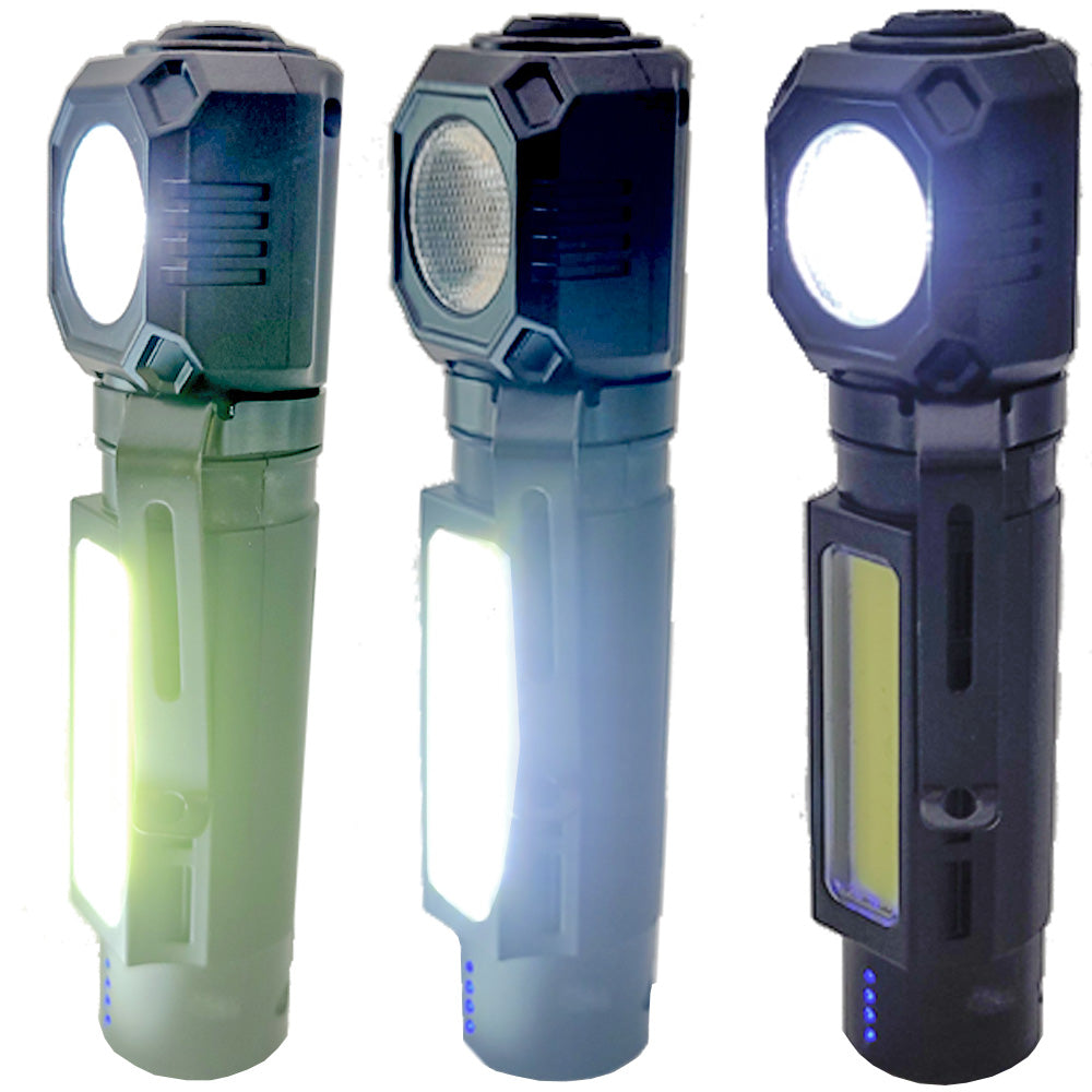 Mini Lanterna Led + Elástico Para Testa Bommax Preta - BM-A093